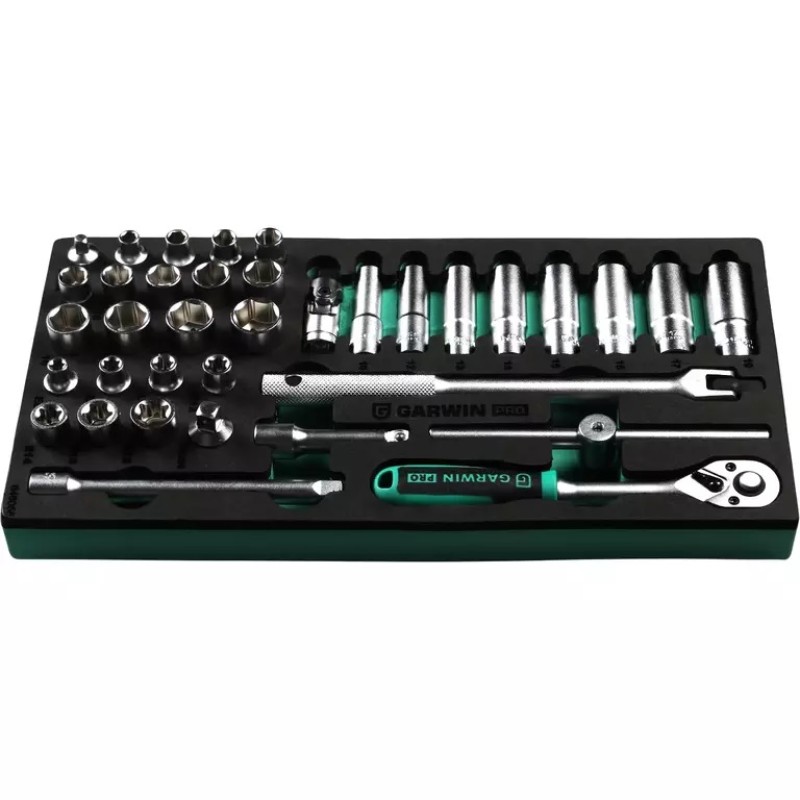 Набор торцевых головок Garwin Pro 646058, 3/8