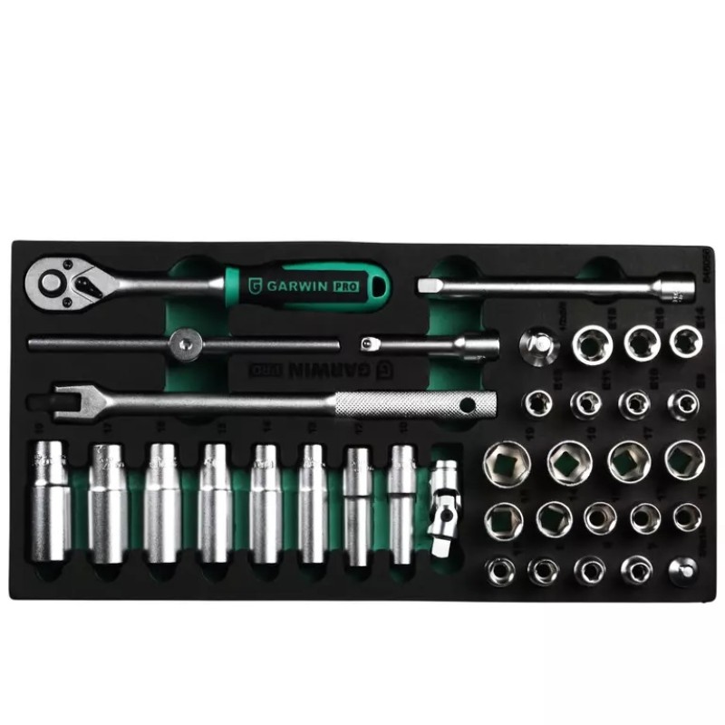 Набор торцевых головок Garwin Pro 646058, 3/8