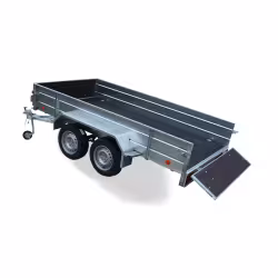 Прицеп бортовой двухосный Вектор ЛАВ 81013G, высокий борт