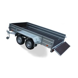 Прицеп бортовой двухосный Вектор ЛАВ 81013G, высокий борт