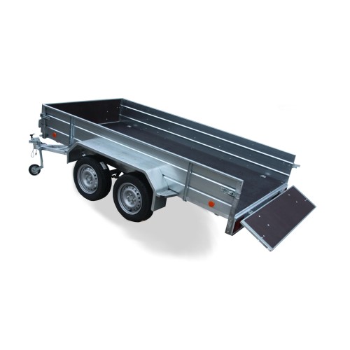 Прицеп бортовой двухосный Вектор ЛАВ 81013G, высокий борт