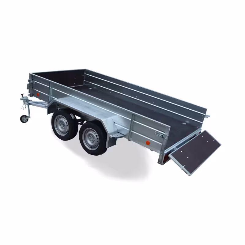 Прицеп бортовой двухосный Вектор ЛАВ 81013G, высокий борт