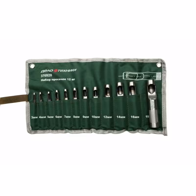 Набор просечек Дело Техники 376920, 3-19 мм, 12 предметов