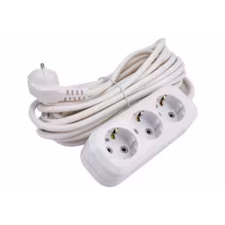 Удлинитель сетевой трехместный с заземлением UNIVersal Е-303А (16А, 220В, 7 м)