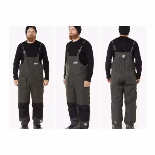 Полукомбинезон мужской Norfin Element Gray, ткань Breathable, серый/черный, размер M