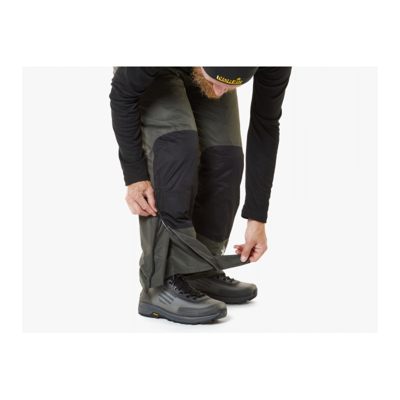 Полукомбинезон мужской Norfin Element Gray, ткань Breathable, серый/черный, размер M