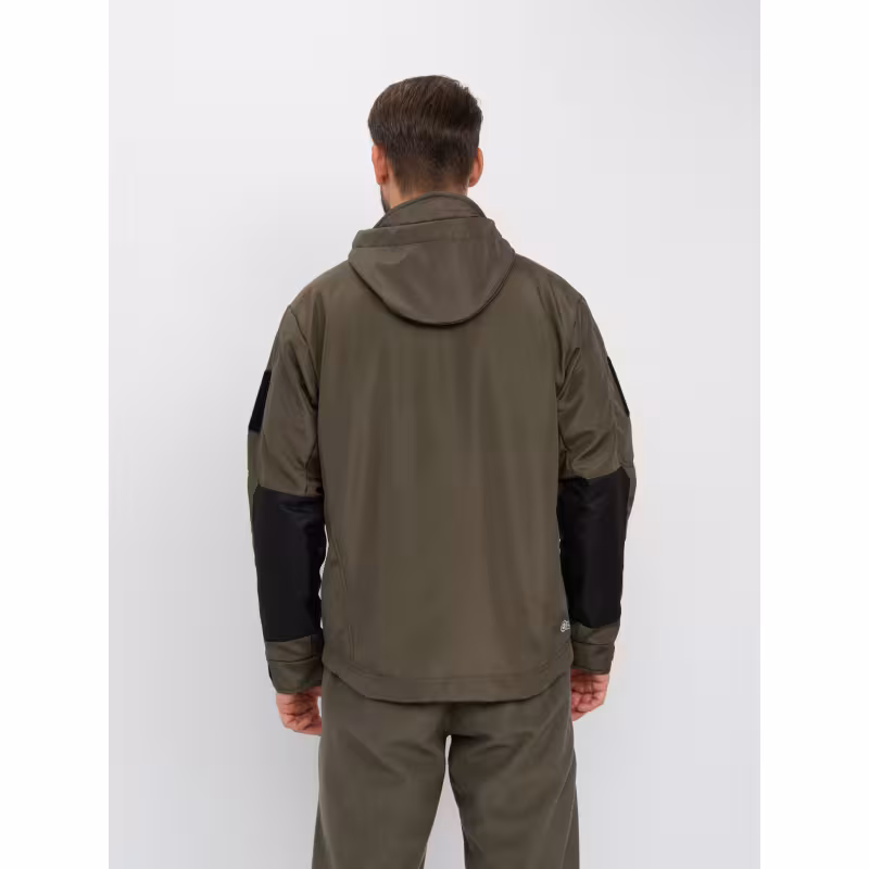 Куртка мужская Huntsman Камелот, Softshell, хаки, размер 56-58, 182 см