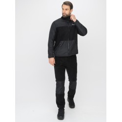 Куртка мужская Huntsman Пикник Люкс, флис, черный, размер 60-62, 182-188 см