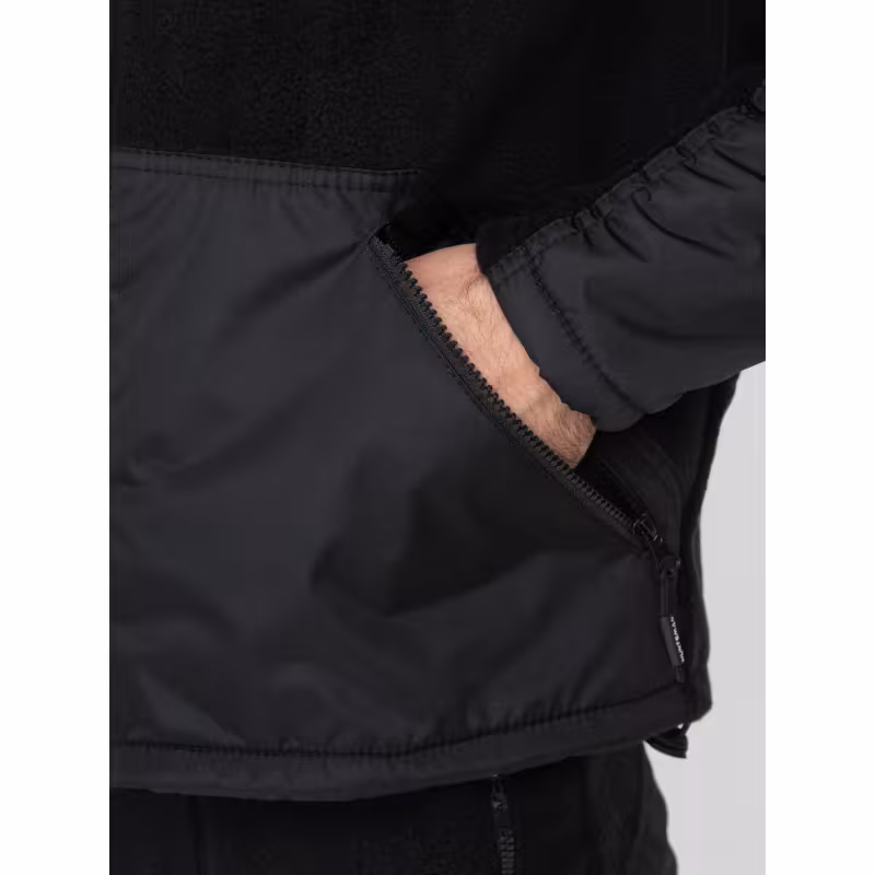 Куртка мужская Huntsman Пикник Люкс, флис, черный, размер 60-62, 182-188 см