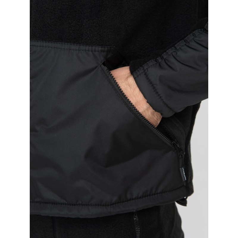 Куртка мужская Huntsman Пикник Люкс, флис, черный, размер 60-62, 182-188 см