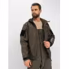 Куртка мужская Huntsman Камелот, Softshell, хаки, размер 52-54, 182 см
