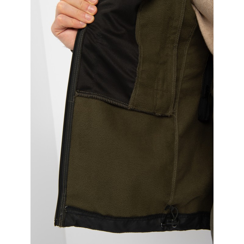 Куртка мужская Huntsman Камелот, Softshell, хаки, размер 52-54, 182 см