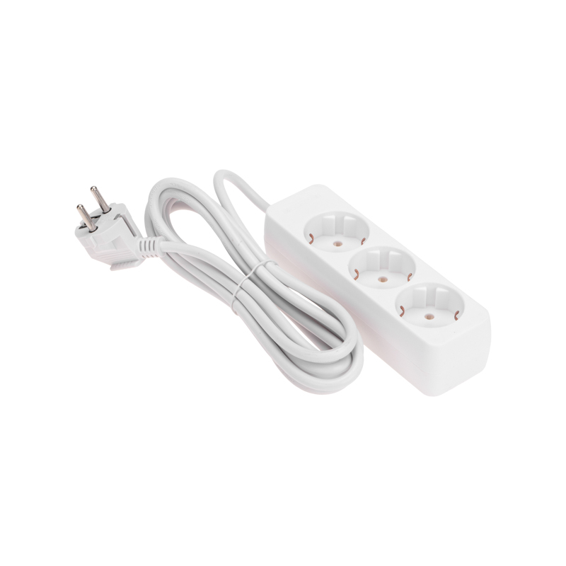 Удлинитель сетевой трехместный с заземлением Rexant 13-4209 (6А, 250В, 3 м)