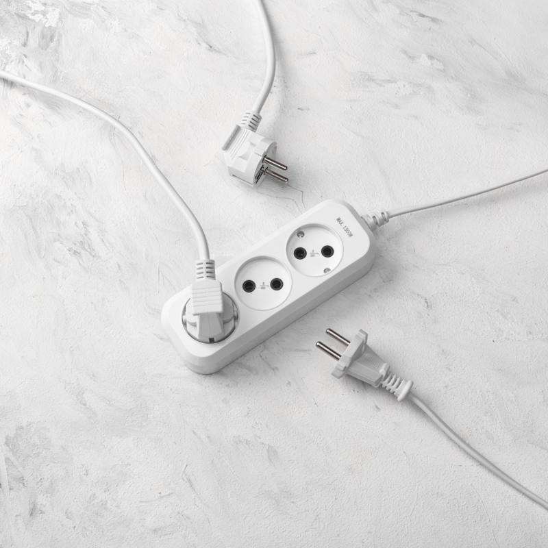 Удлинитель сетевой трехместный Rexant 13-4207 (6А, 250В, 5 м)