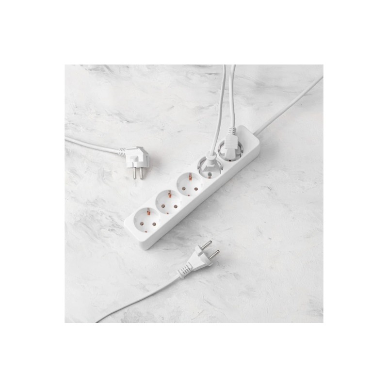 Удлинитель сетевой пятиместный с заземлением Rexant 13-4212 (6А, 250В, 3 м)