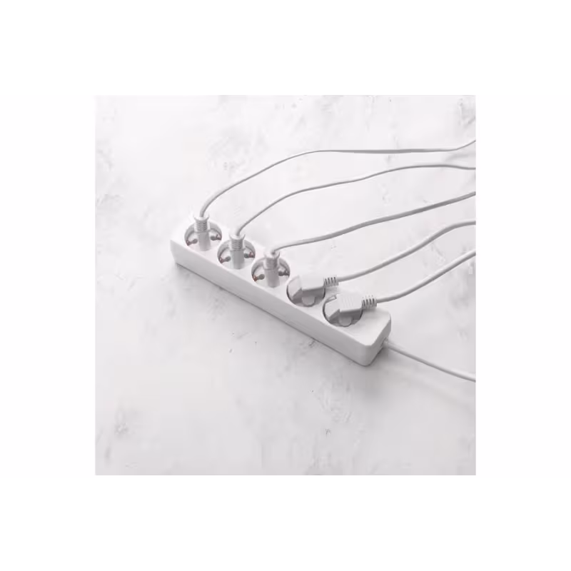 Удлинитель сетевой пятиместный с заземлением Rexant 13-4212 (6А, 250В, 3 м)