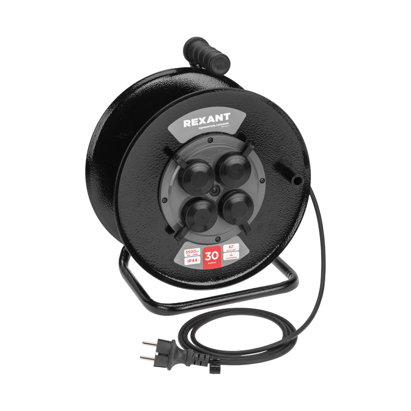 Удлинитель силовой четырехместный с заземлением Rexant 13-5011 (16А, 250В, 30 м)