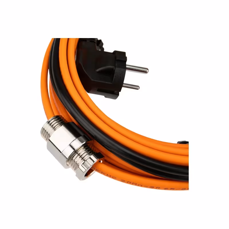 Кабель греющий саморегулирующийся пищевой Rexant 10 ККНС 2ЛПп-ЭЛ 65/85, 6 м