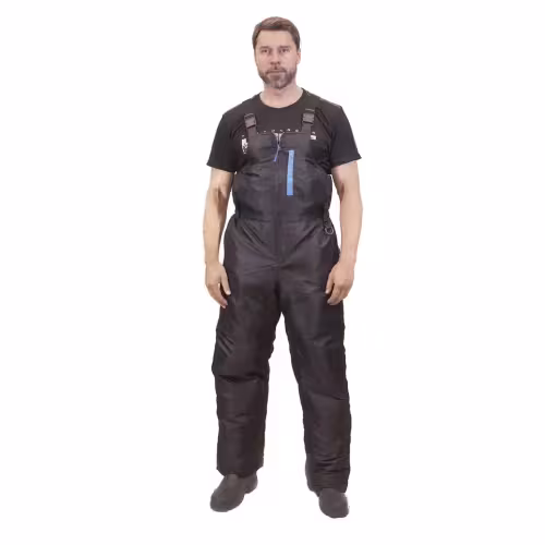 Полукомбинезон мужской OneRus Фишер -45, ткань Таслан, синий/серый, размер 60-62, 182-188 см