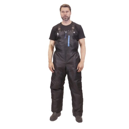 Полукомбинезон мужской OneRus Фишер -45, ткань Таслан, синий/серый, размер 60-62, 182-188 см