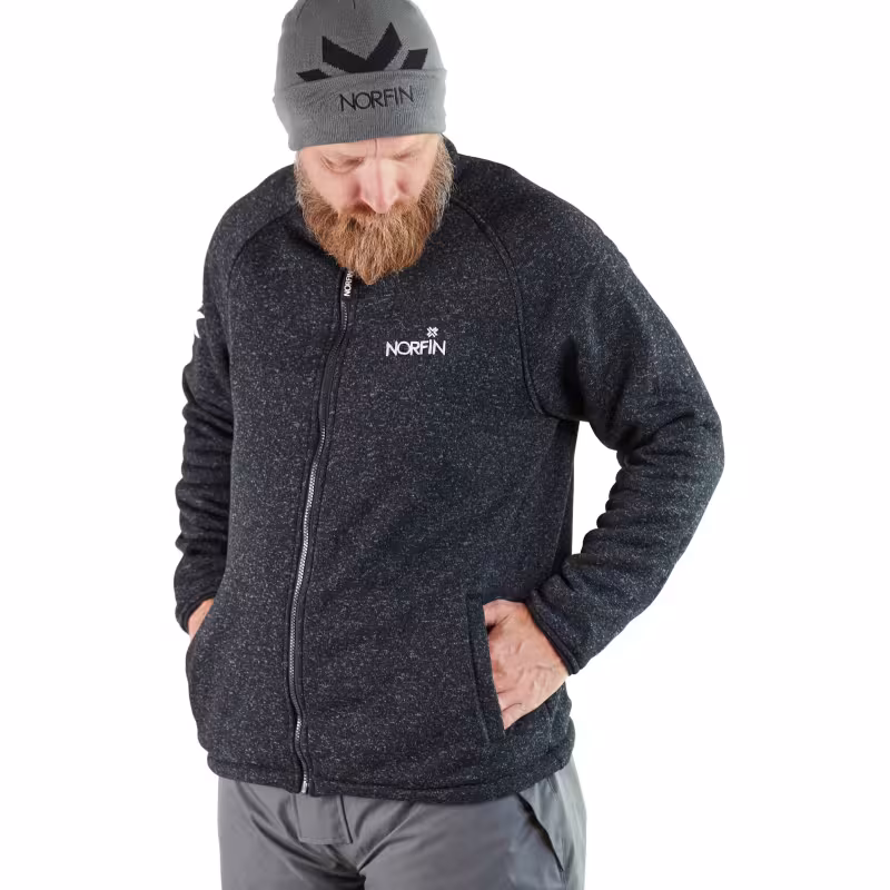 Костюм мужской Norfin Fjord, мембрана Nortex Breathable, серый, размер 52-54 (L), 176-182 см