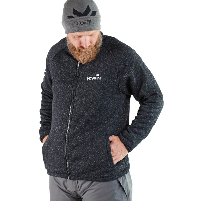 Костюм мужской Norfin Fjord, мембрана Nortex Breathable, серый, размер 52-54 (L), 176-182 см