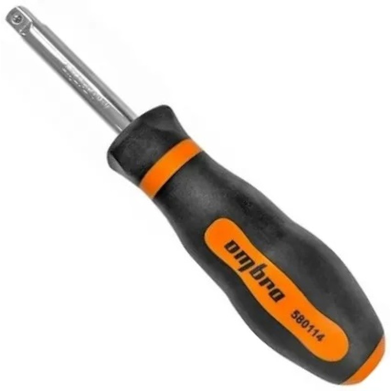 Вороток-отвертка Ombra 580114, двухкомпонентная рукоятка, 1/4