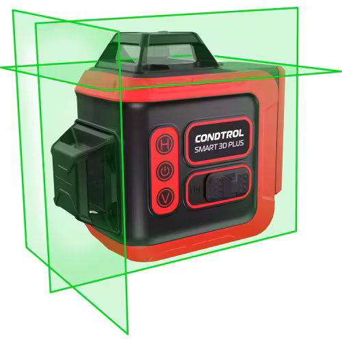 Нивелир лазерный CONDTROL Smart 3D Plus (3 плоск.; без приемн.-30м, с приемн.60м; 360°, ±0,3мм/м)
