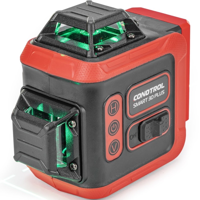 Нивелир лазерный CONDTROL Smart 3D Plus (3 плоск.; без приемн.-30м, с приемн.60м; 360°, ±0,3мм/м)