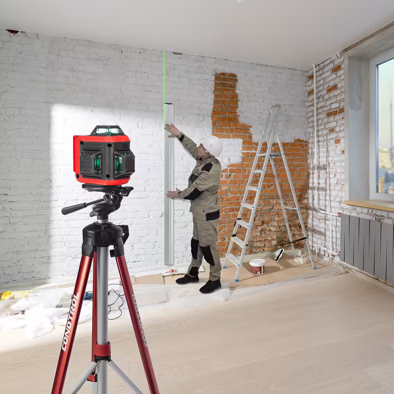 Нивелир лазерный CONDTROL Smart 3D Plus (3 плоск.; без приемн.-30м, с приемн.60м; 360°, ±0,3мм/м)