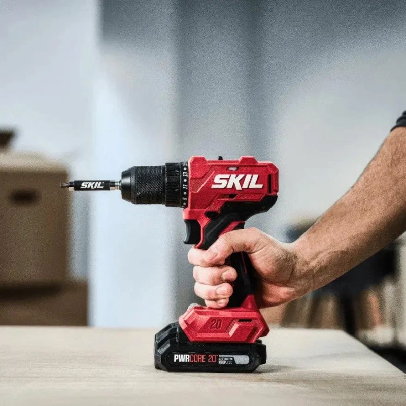 Дрель-шуруповерт аккумуляторная Skil DL6280 (с двумя АКБ)