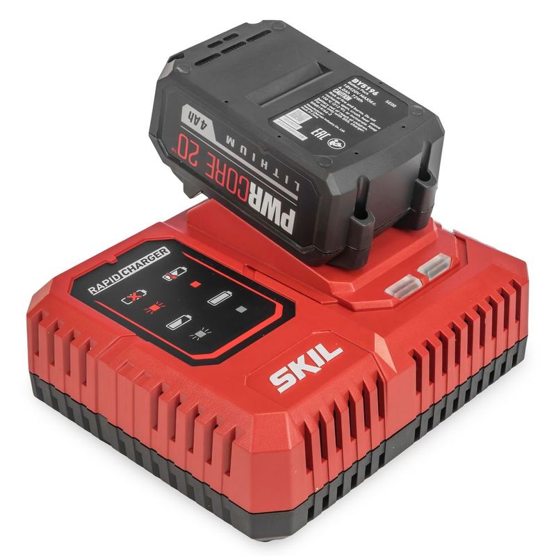Комплект Skil из аккумулятора BY5196 и зарядного устройства QC5360 (Li-Ion, 20В, 4Ач)