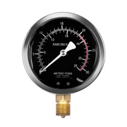 Манометр для пресса 20 т, глицериновый AV Steel