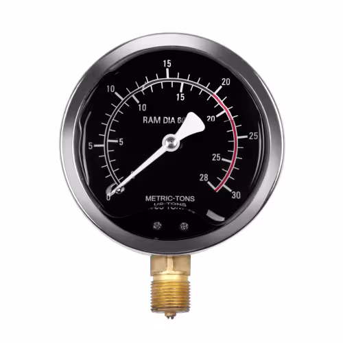 Манометр для пресса 20 т, глицериновый AV Steel