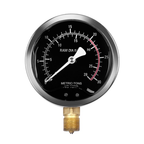 Манометр для пресса 20 т, глицериновый AV Steel