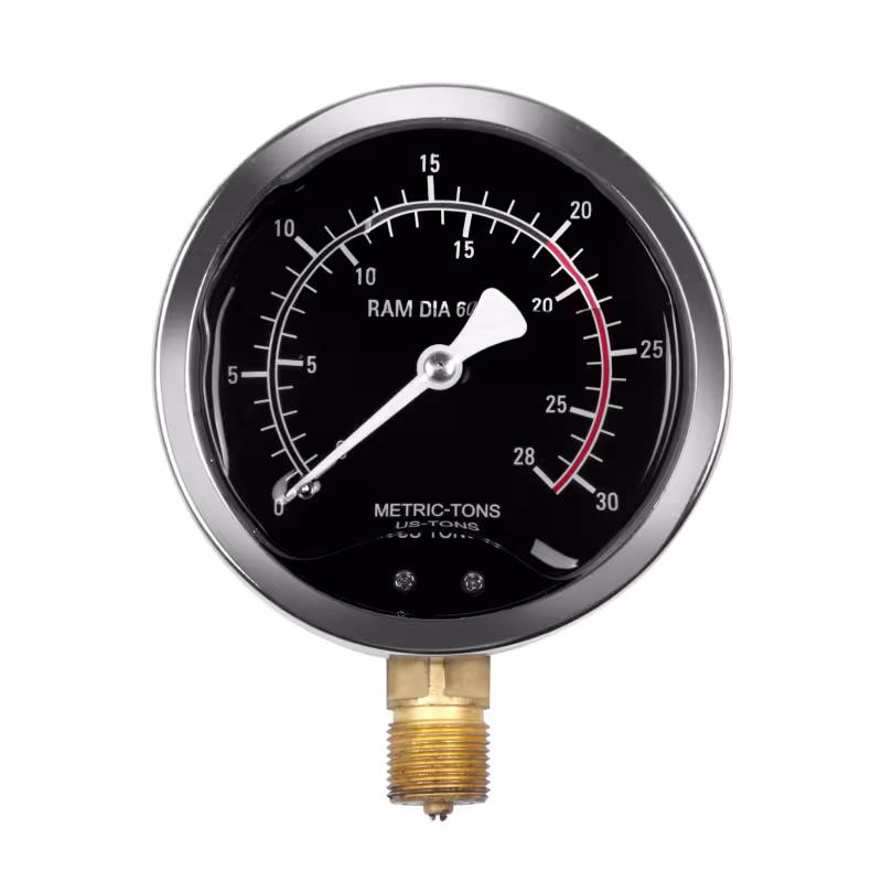 Манометр для пресса 20 т, глицериновый AV Steel