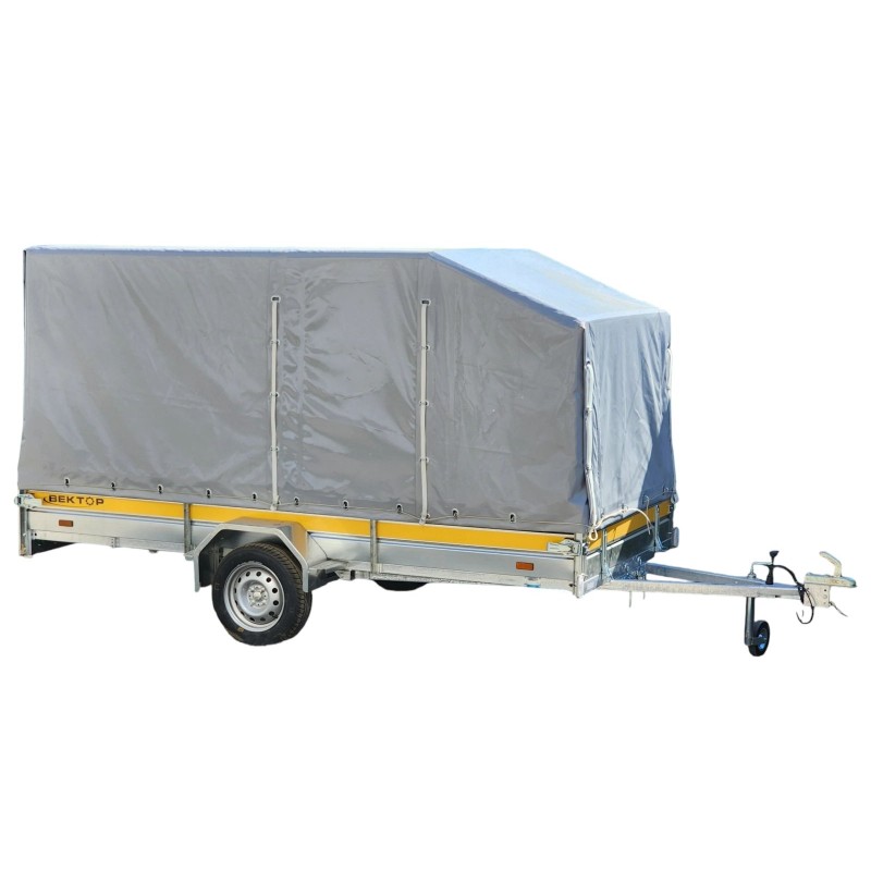 Тент с каркасом на прицеп ЛАВ 81012А 3.5х1.5 м, 1800 мм