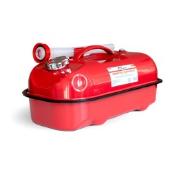 Канистра металлическая, горизонтальная  AVS HJM-10, красный, 10 л