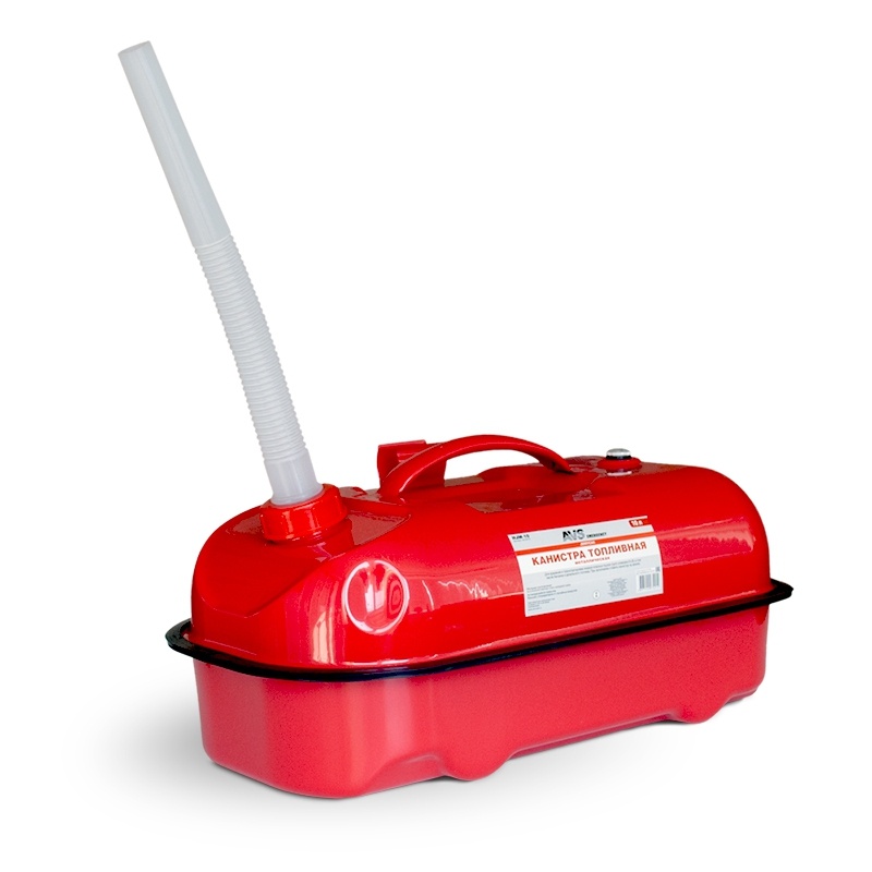 Канистра металлическая, горизонтальная  AVS HJM-10, красный, 10 л