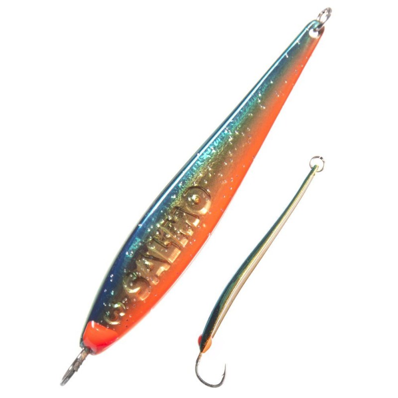 Блесна вертикальная Lucky John Model S-2, c впаянным крючком, 4.2 см, 3 гр, цвет 8375-AP