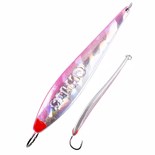 Блесна вертикальная Lucky John Model S-2, c впаянным крючком, 4.2 см, 3 гр, цвет 8375-PG