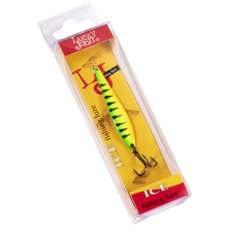 Блесна вертикальная Lucky John Model S-2, с тройником, 4.2 см, 3 гр, цвет 8275-T