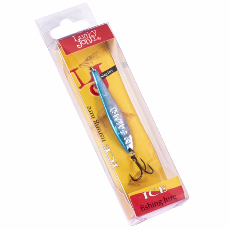 Блесна вертикальная Lucky John Model S-3, с тройником, 5.5 см. 6 гр, цвет 8276-BI
