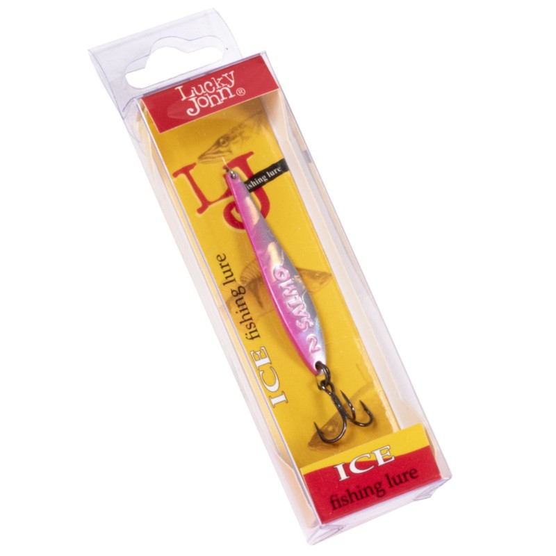 Блесна вертикальная Lucky John Model S-3, с тройником, 5.5 см. 6 гр, цвет 8276-PG