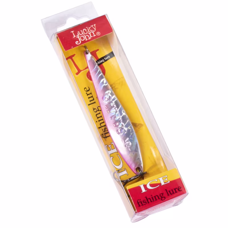 Блесна вертикальная Lucky John Model S-5, с тройником, 7.8 см,17 гр, цвет 8278-PG