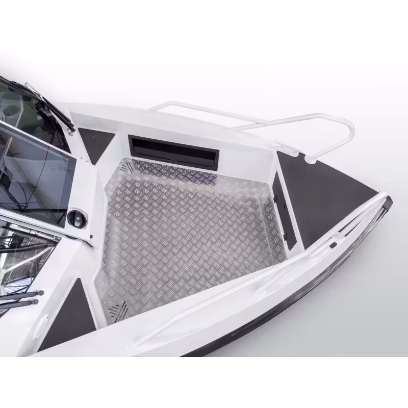 Лодка алюминиевая Vboats Yava XL COB с мотором Yamer EF 100