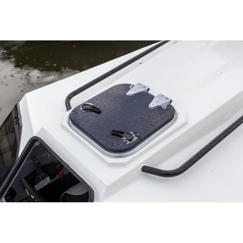 Лодка алюминиевая Vboats Yava XL COB с мотором Yamer EF 100