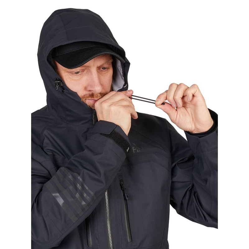 Куртка мужская Norfin Torrent Pro, мембрана Toray Dermizax, черный, размер 48-50 (M), 172-178 см