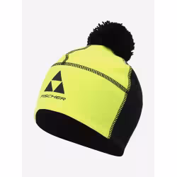 Шапка Fischer Softshell, черный/желтый, размер 58