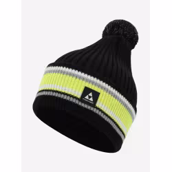 Шапка Fischer Reflect, акрил/шерсть, черный/желтый
